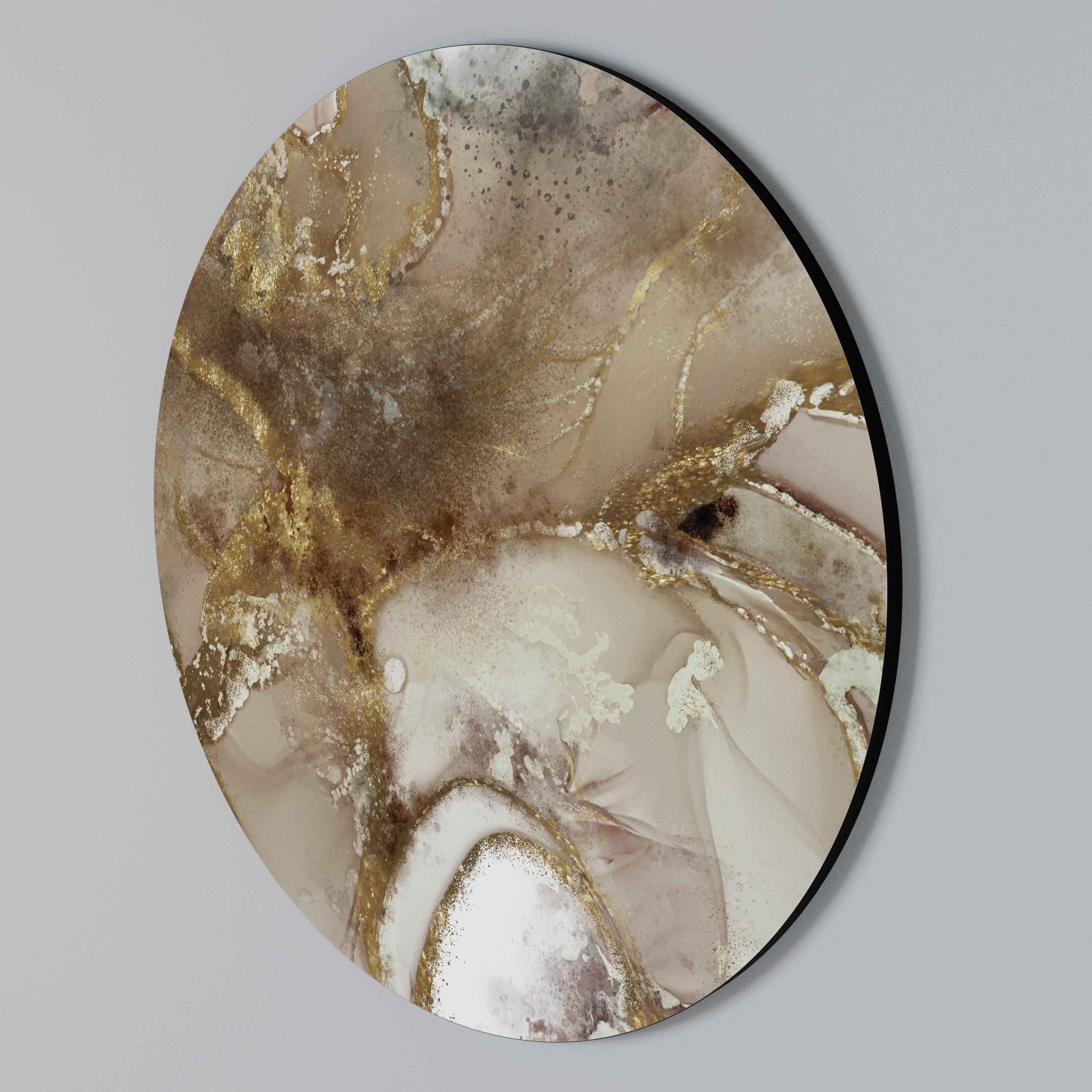 CALMING STREAMS Round Wall Art