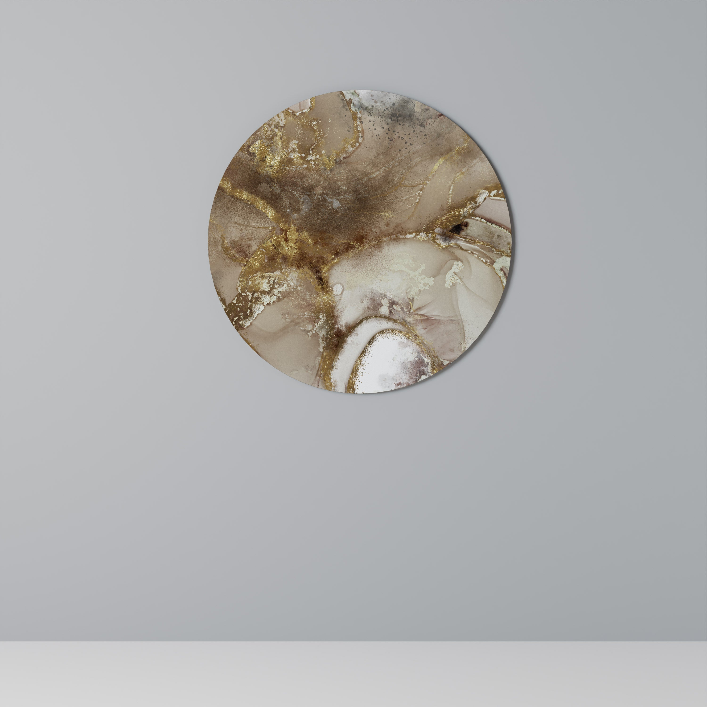 Lugnande bäckar rund väggdekoration