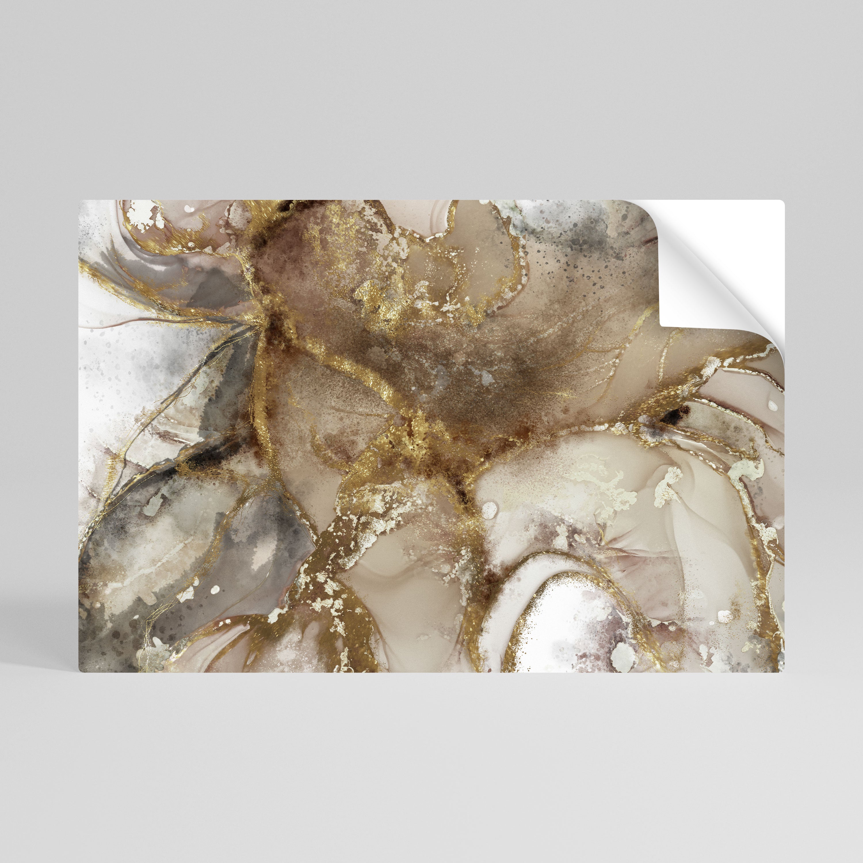 CALMING STREAMS Självhäftande Horisontell Poster