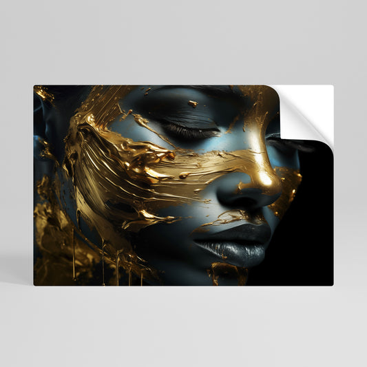 LUSTROUS BEAUTY Självhäftande Horisontell Poster