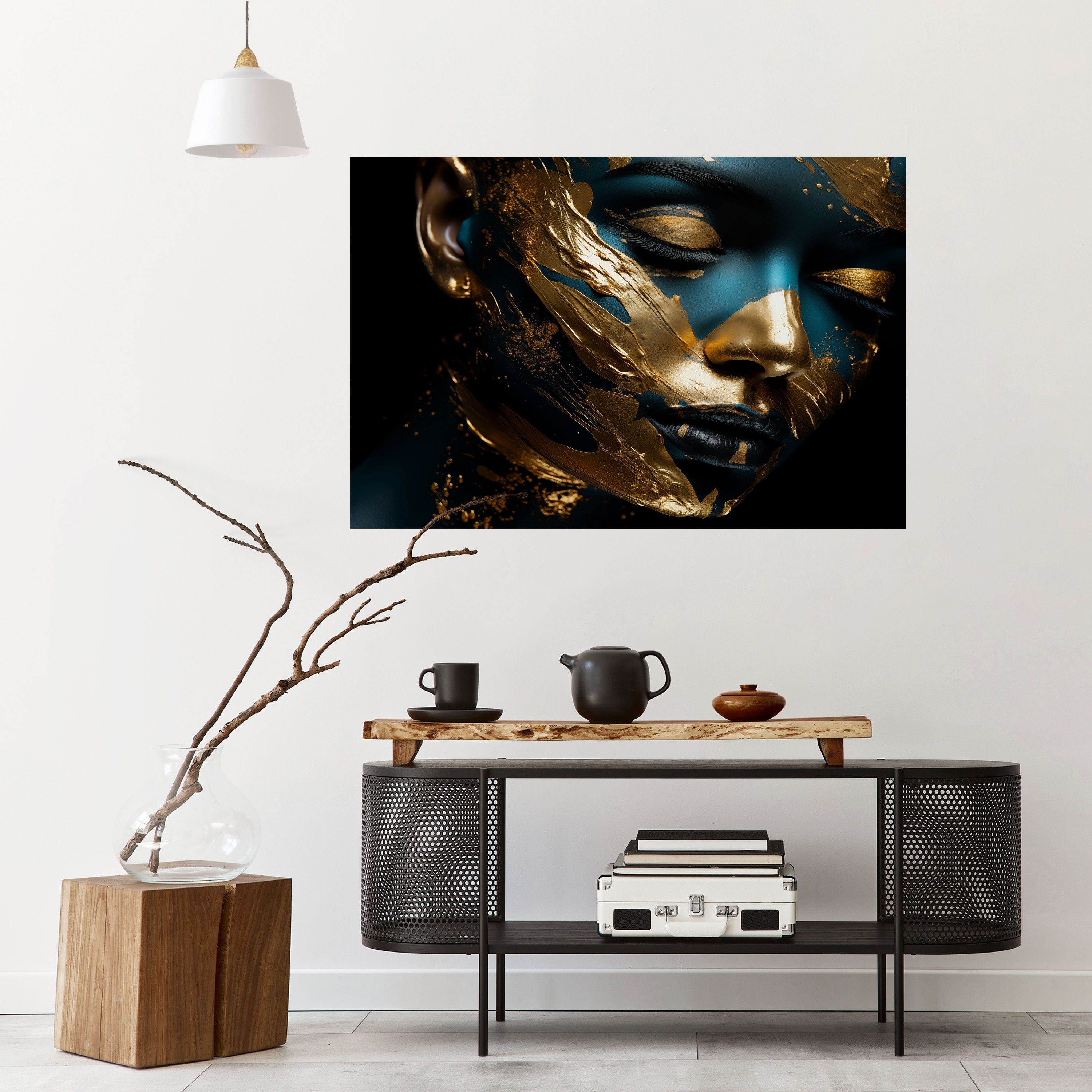 GILDED GRACE horisontell poster med självhäftande motiv