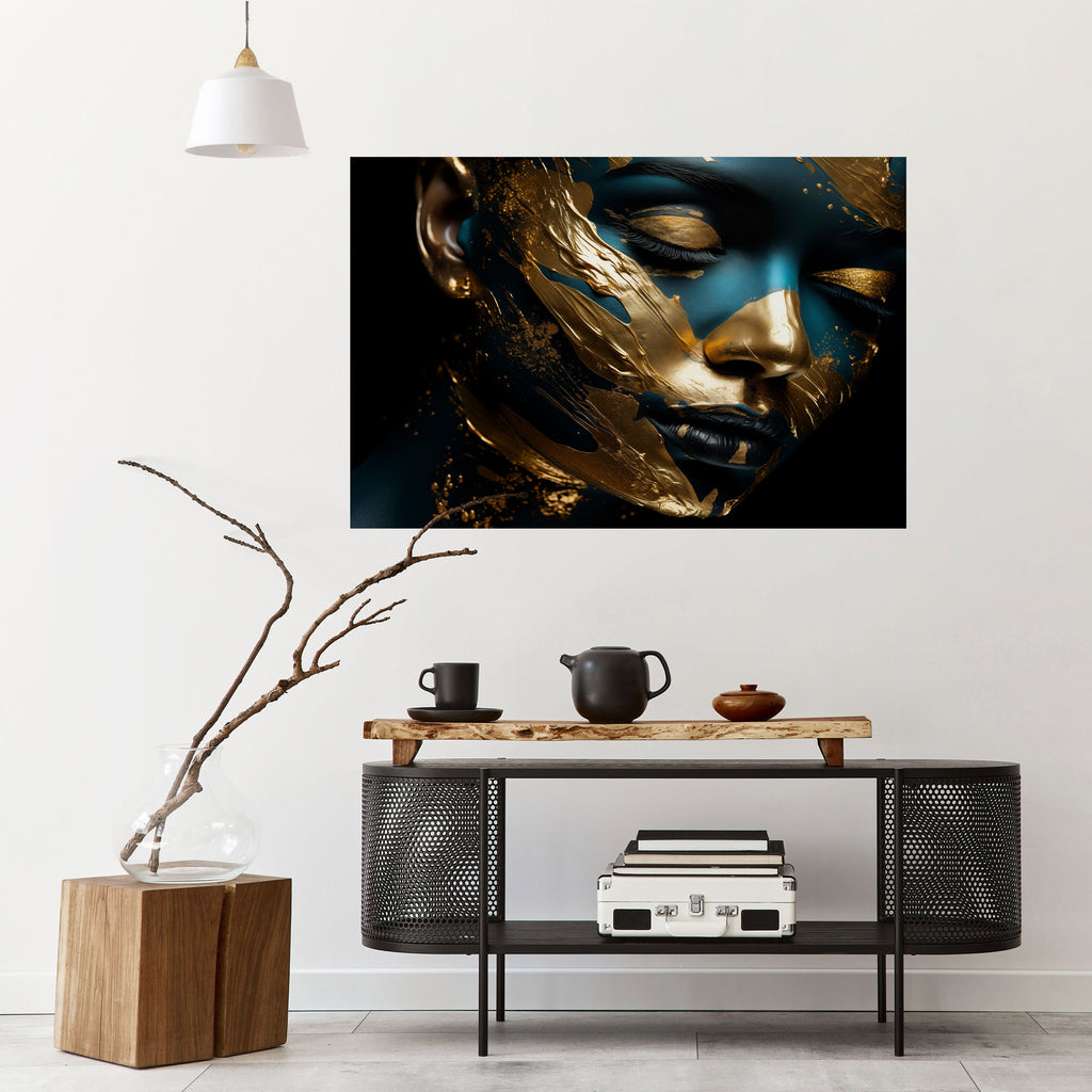 GILDED GRACE horisontell poster med självhäftande motiv