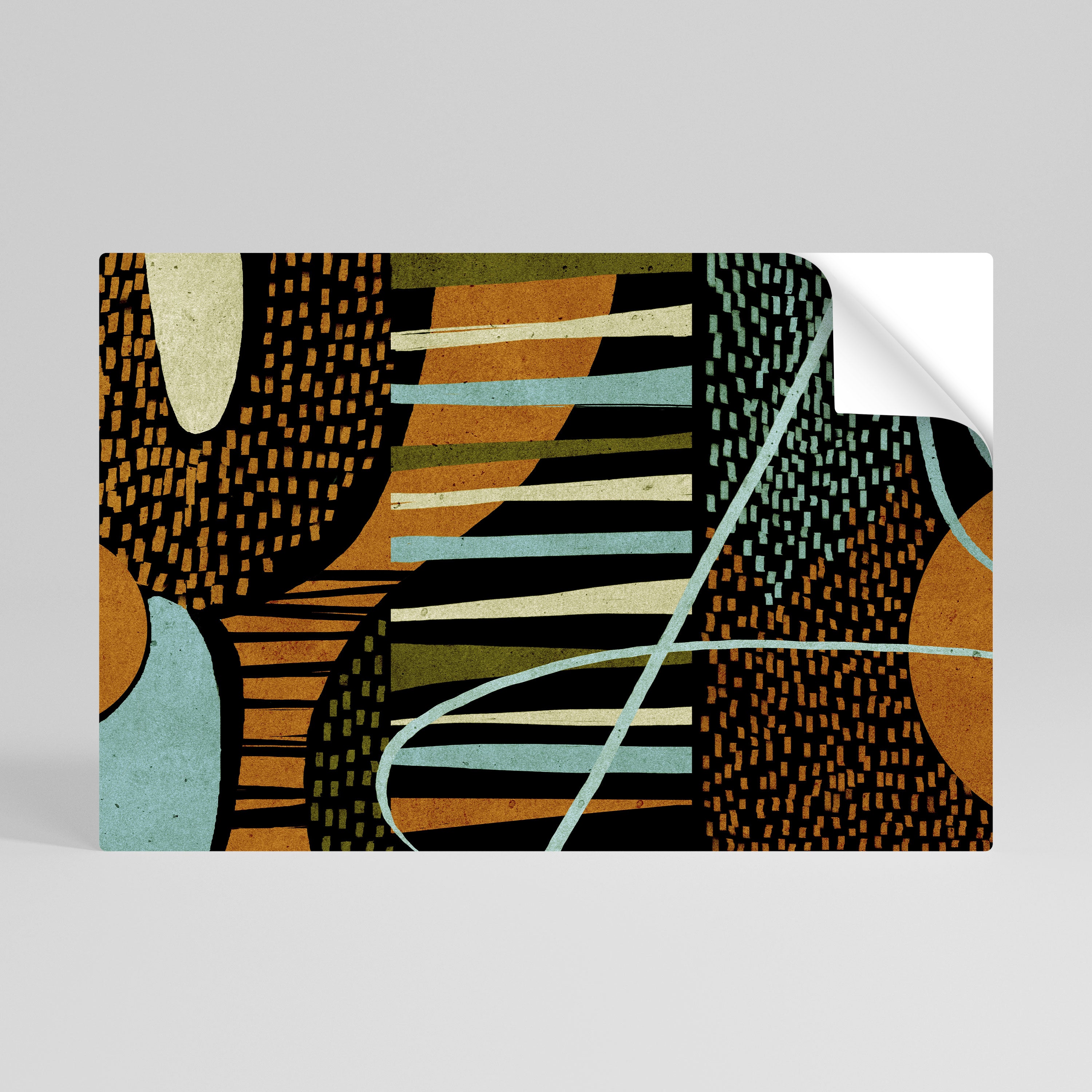 CLEAR CREATION Självhäftande Horisontell Poster