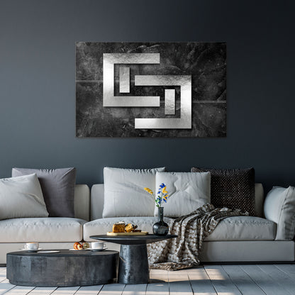 STEEL CAPTURE Horizontal Canvas Print