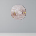 PROSECCO IMPRESSION Round Wall Art