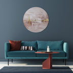 PROSECCO IMPRESSION Round Wall Art