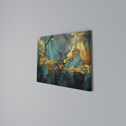 CELESTIAL GOLDRUSH Horizontal Canvas Print