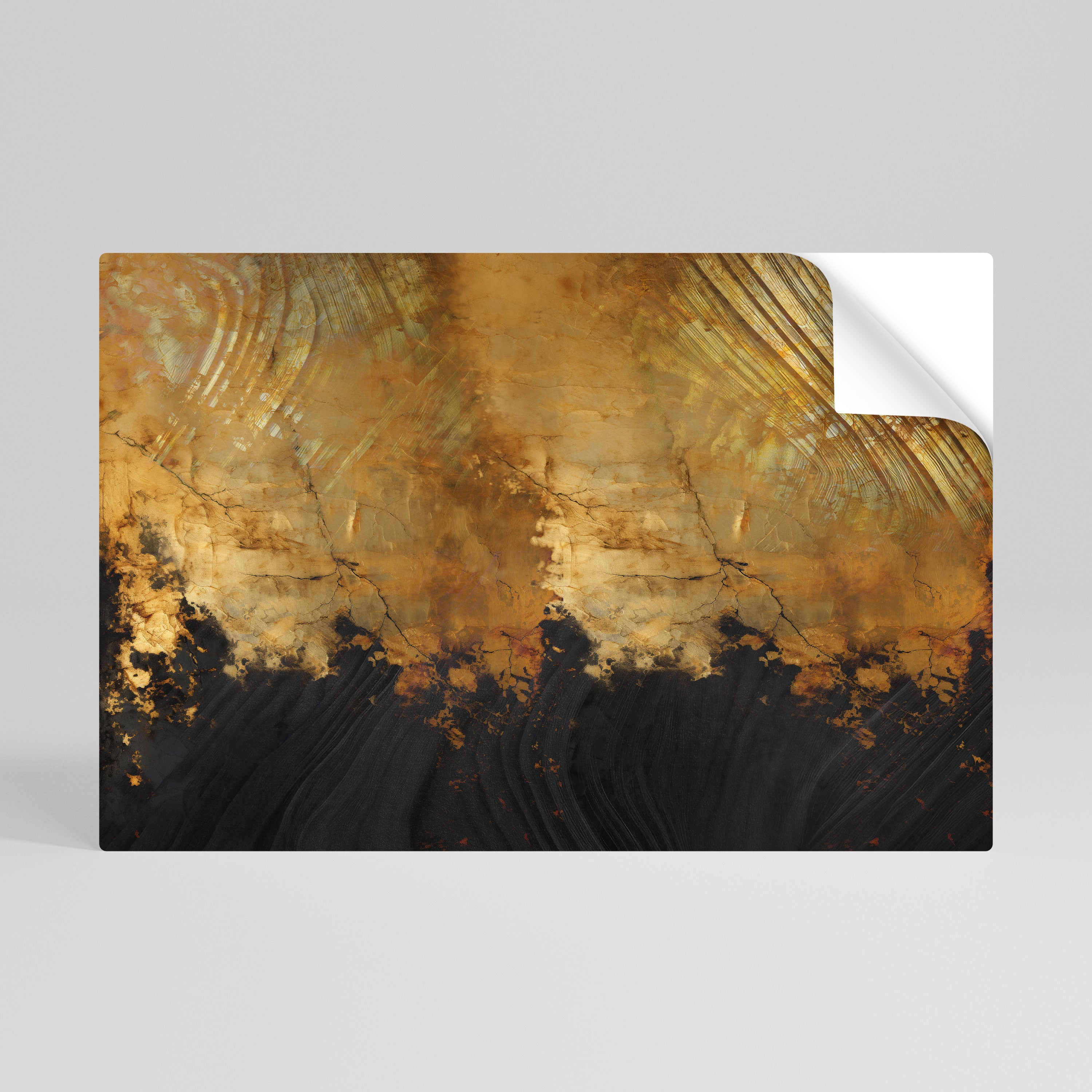 FLUID EMBER Självhäftande Horisontell Poster