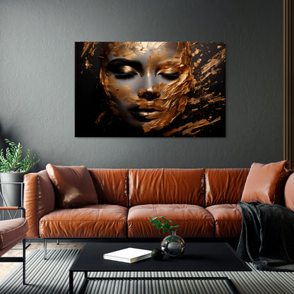 SHIMMERING ELEGANCE Horizontal Canvas Print