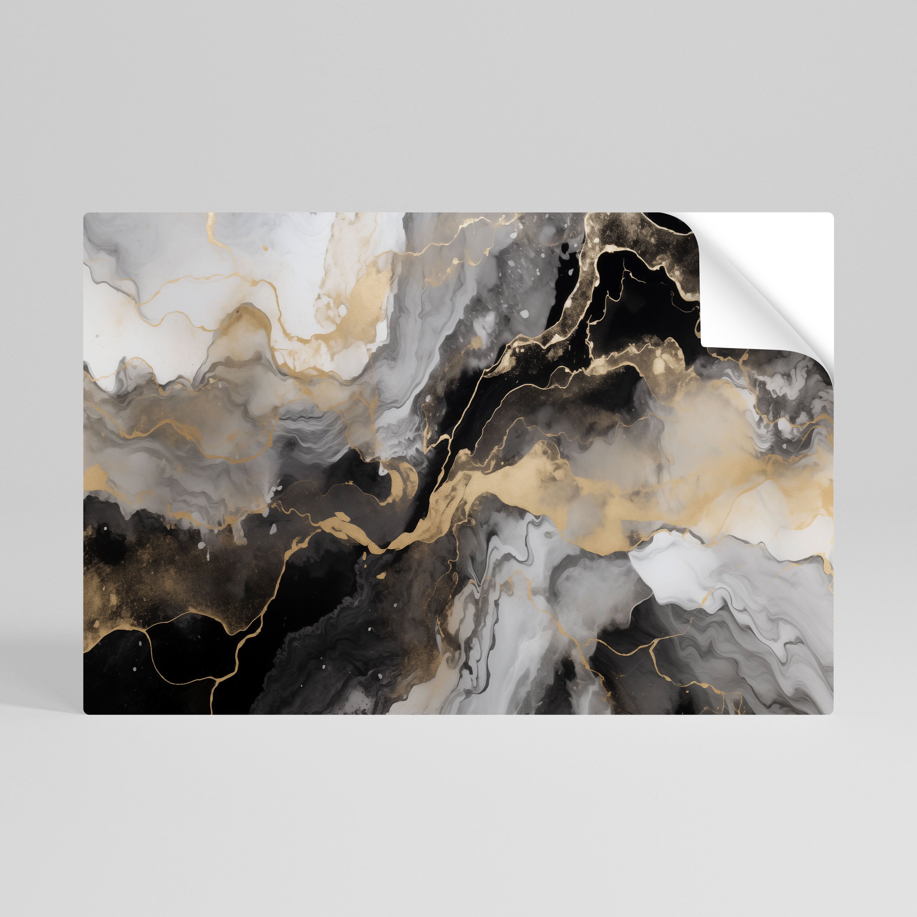 MYSTIC VEINS Peel and Stick Horizontal Poster