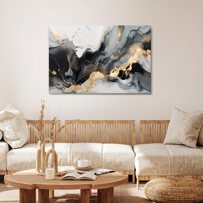HARMONIOUS VEINS Horizontal Canvas Print