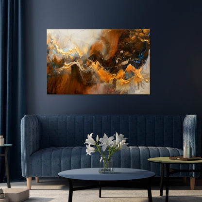 FLUID SYMPHONY Horizontal Canvas Print
