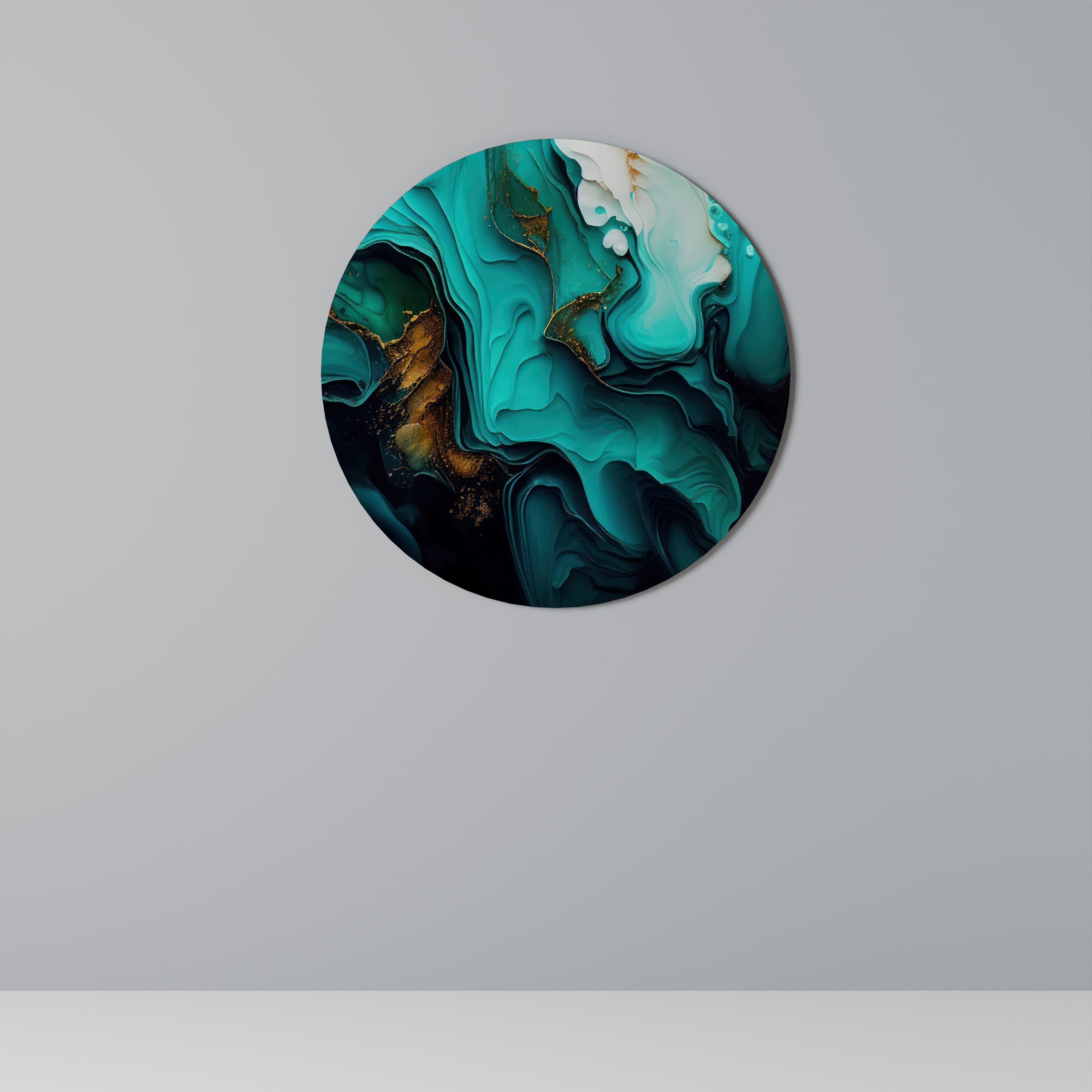 SUBLIMA VIRVLAR Rund Väggkonst