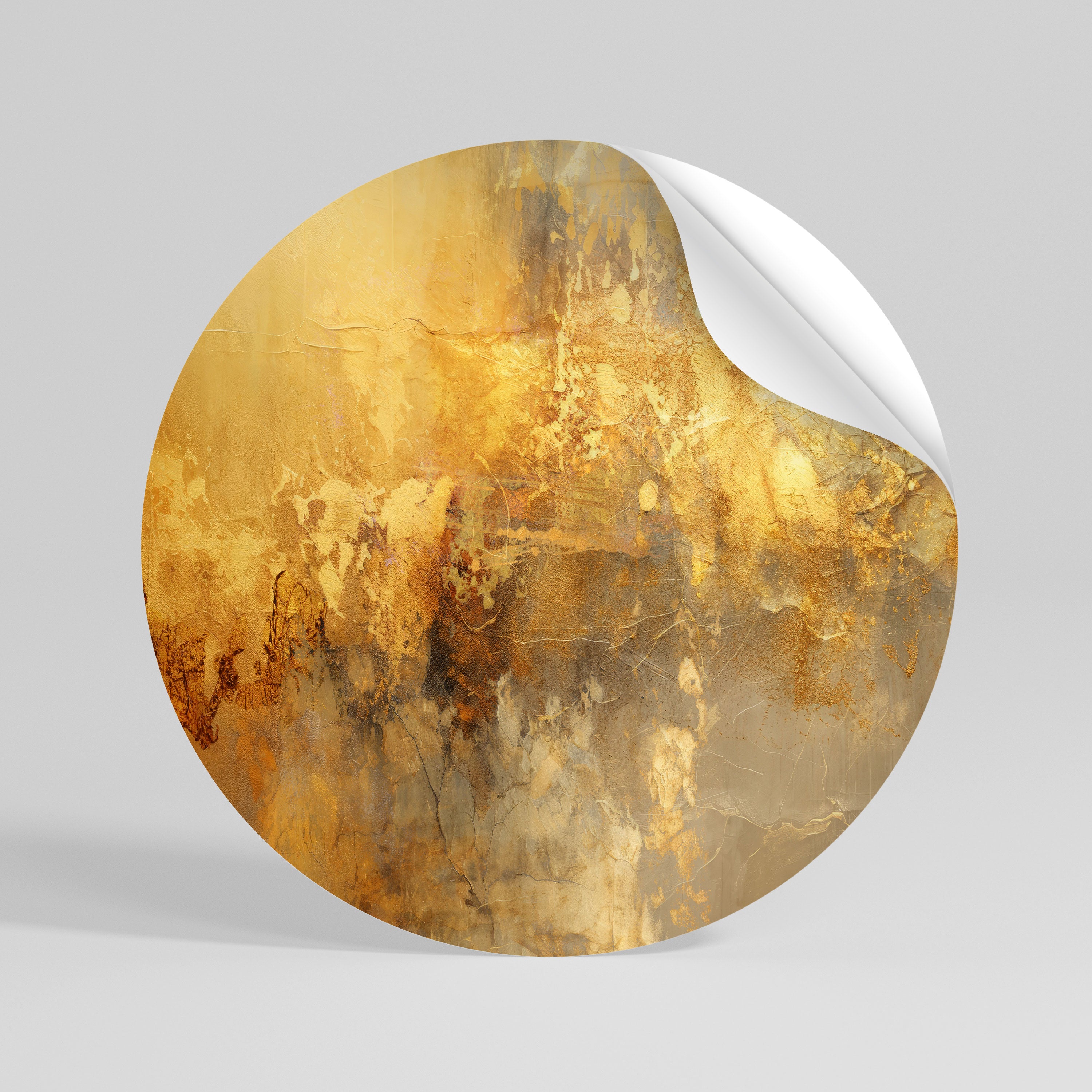 SEARING GLOW Rund väggdekal