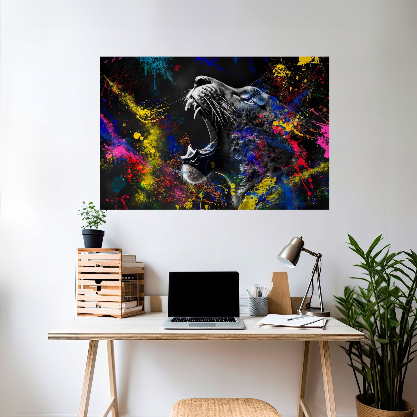 LAMPART ARTISTRY horisontell poster med självhäftande tryck
