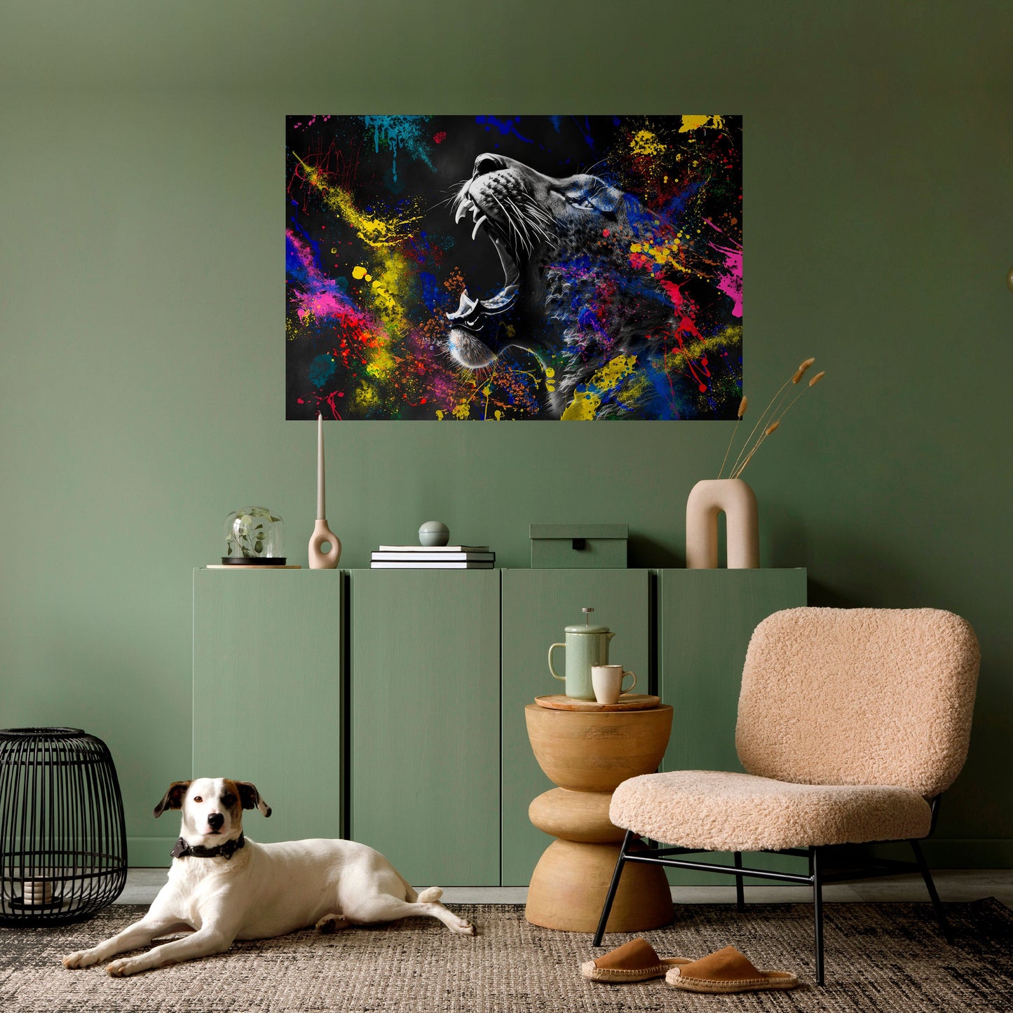LAMPART ARTISTRY horisontell poster med självhäftande tryck