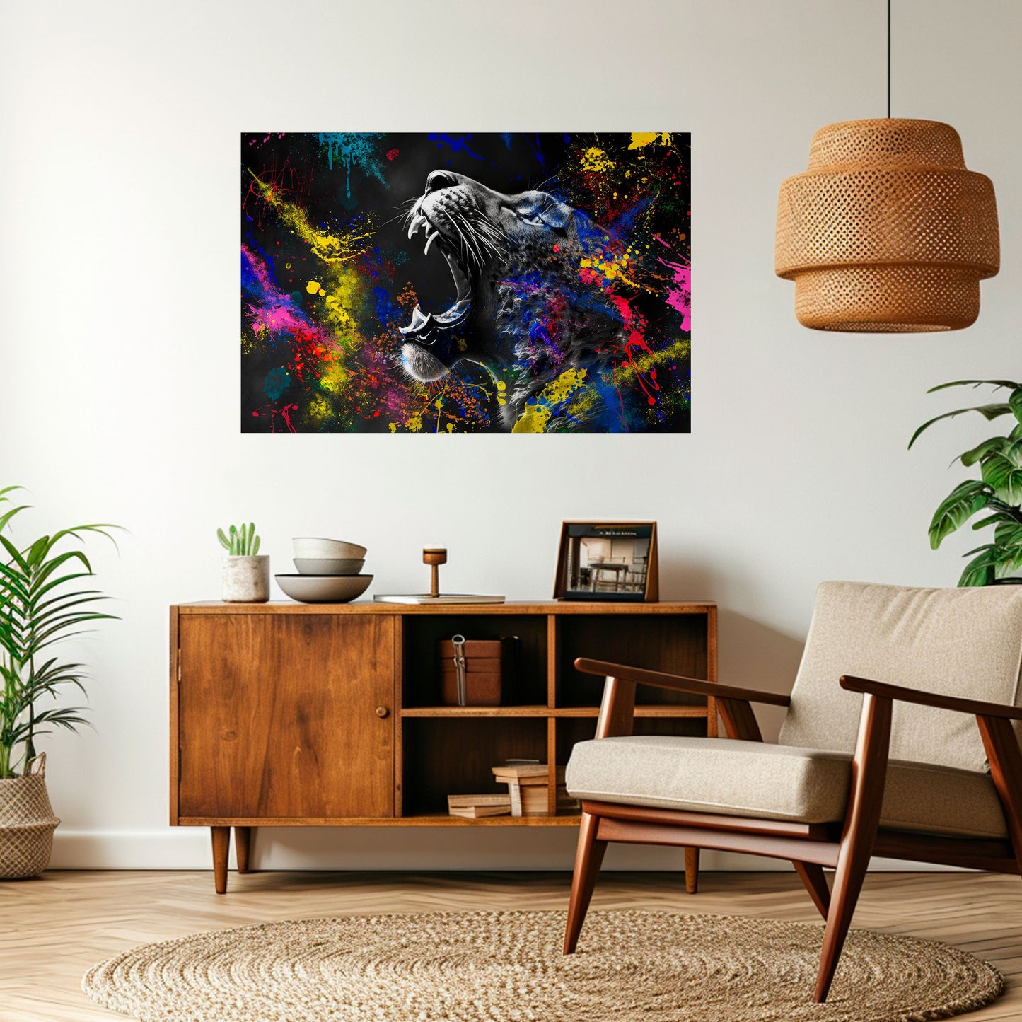 LAMPART ARTISTRY horisontell poster med självhäftande tryck