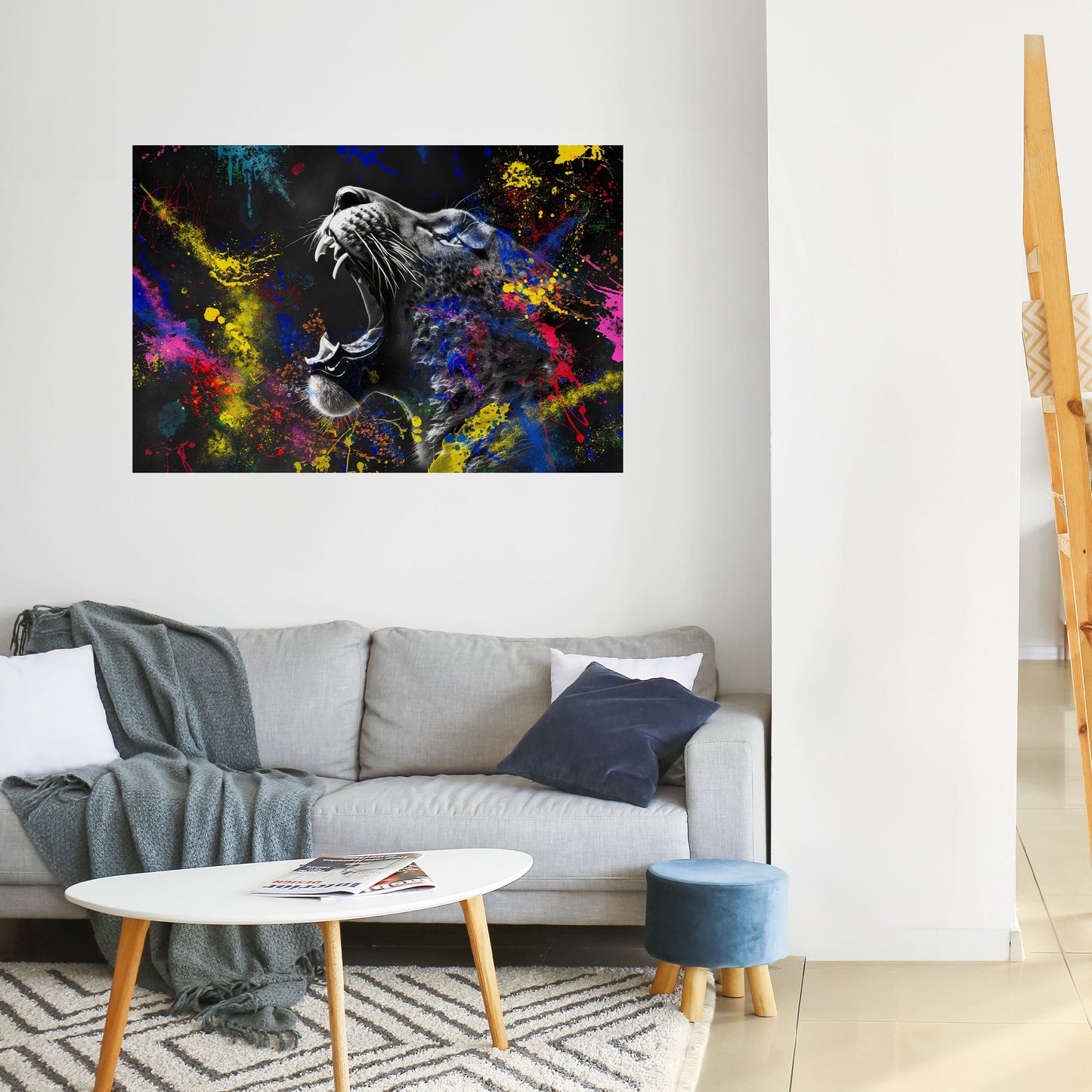 LAMPART ARTISTRY horisontell poster med självhäftande tryck