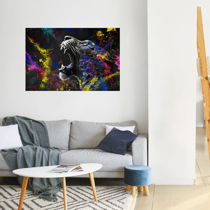 LAMPART ARTISTRY horisontell poster med självhäftande tryck