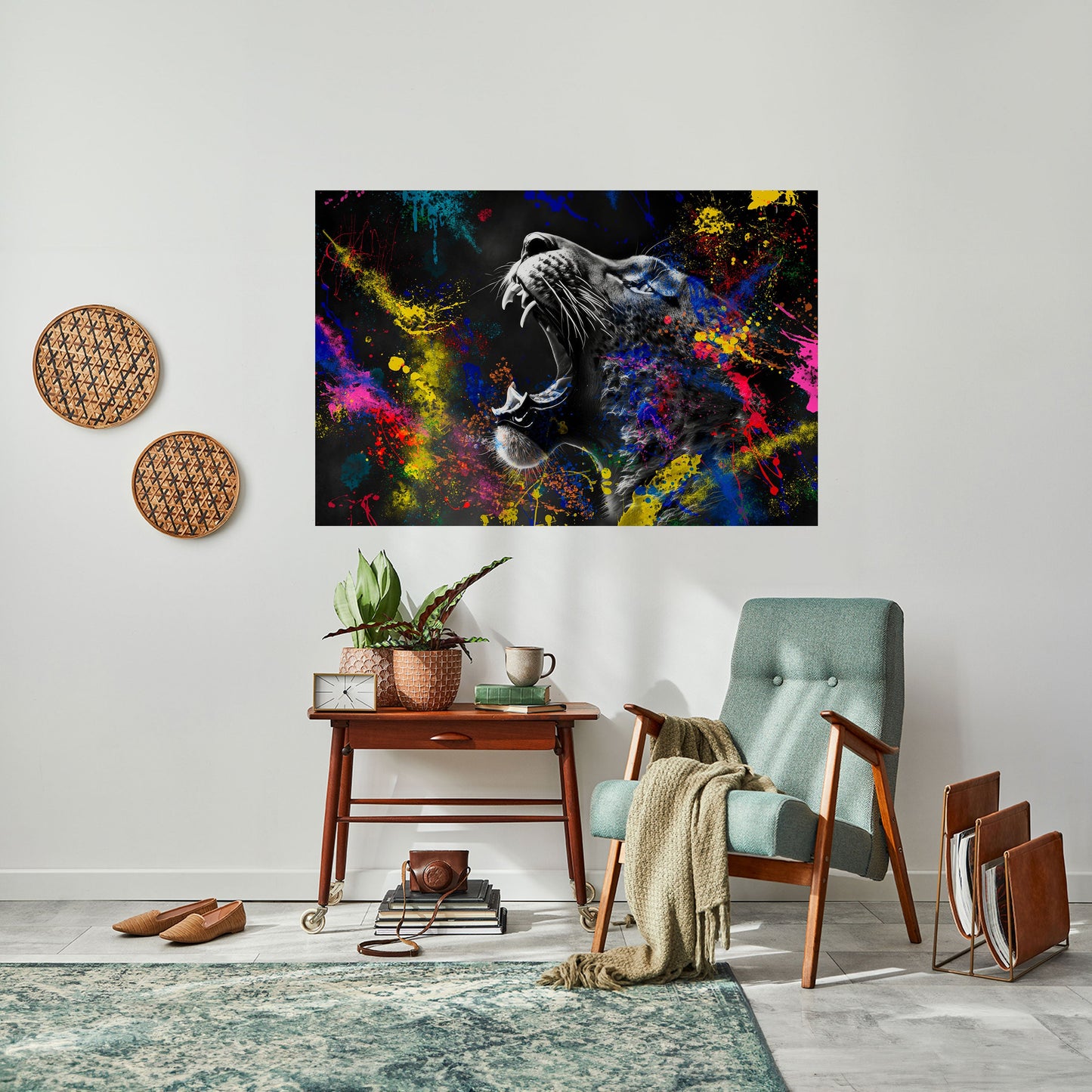 LAMPART ARTISTRY horisontell poster med självhäftande tryck