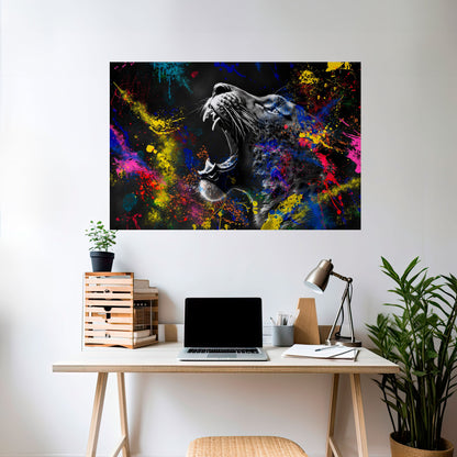 LAMPART ARTISTRY horisontell poster med självhäftande tryck