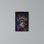 RACCOON ARTISTRY Vertical Canvas Print