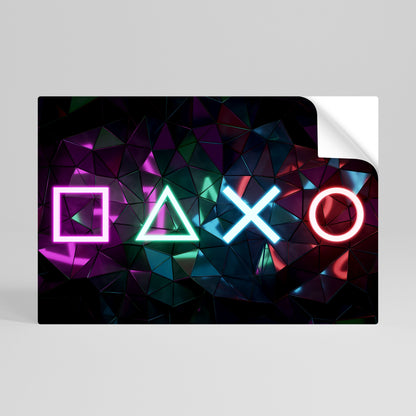 INFINITY ICON horisontell affisch med självhäftande motiv