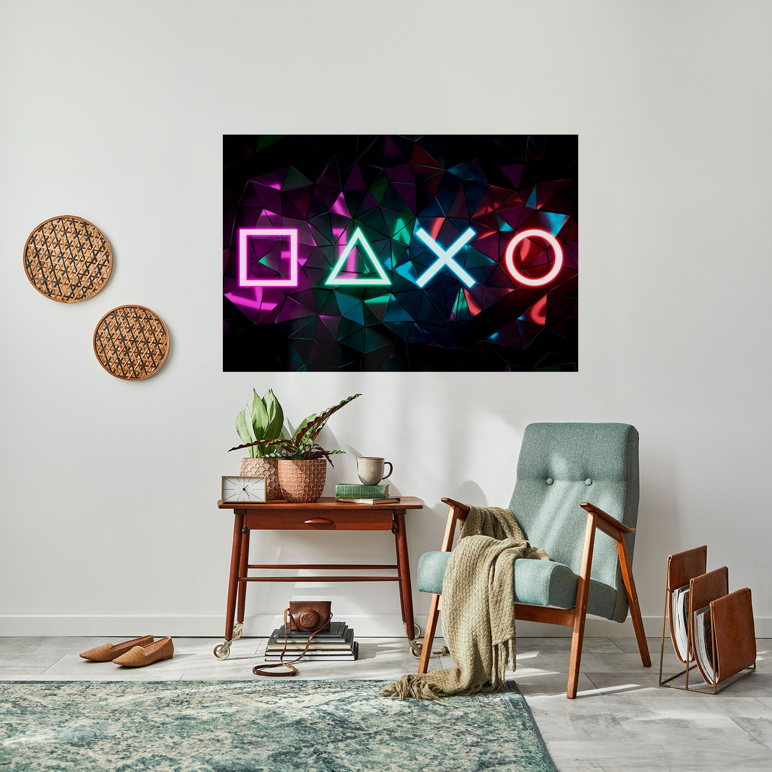 INFINITY ICON horisontell affisch med självhäftande motiv