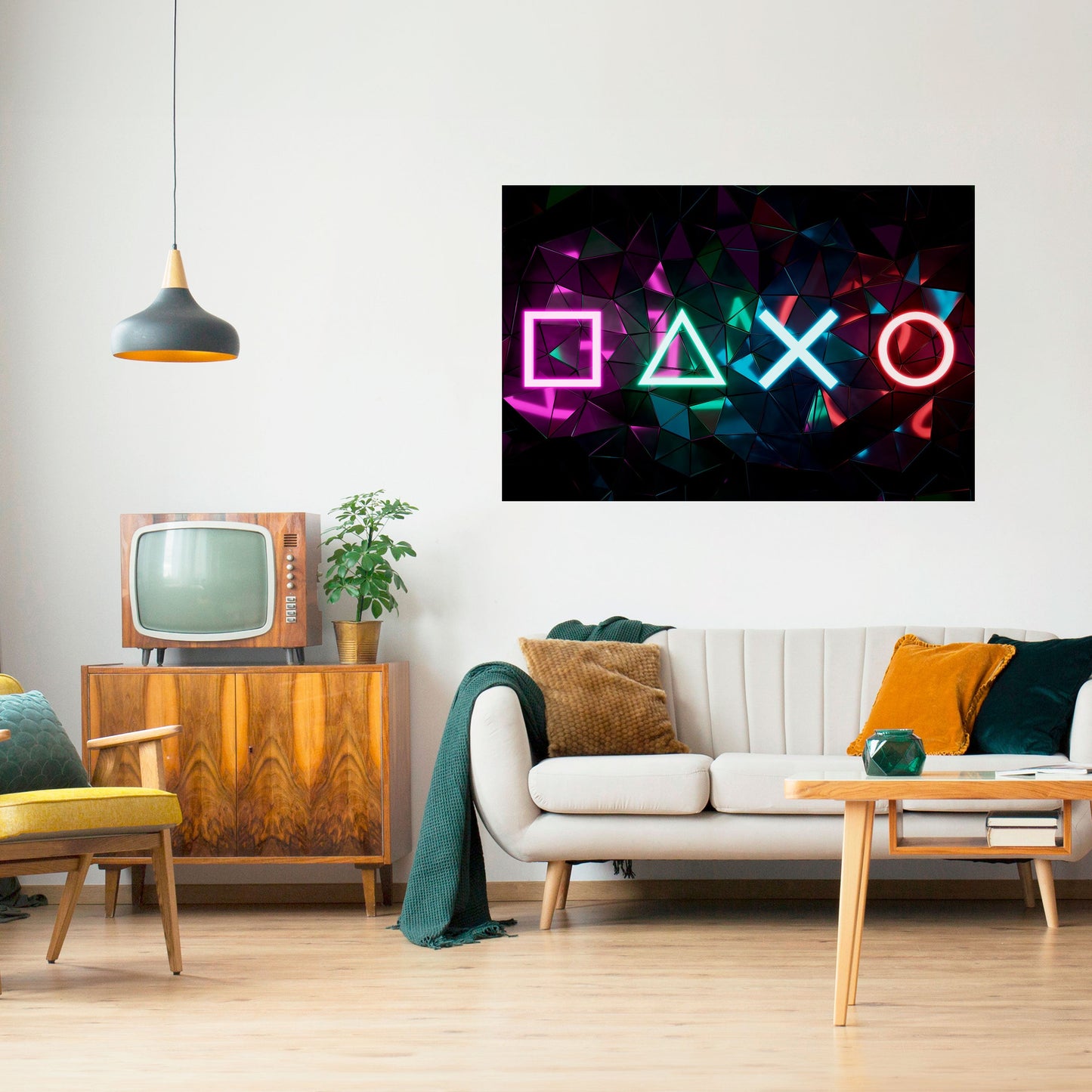 INFINITY ICON horisontell affisch med självhäftande motiv