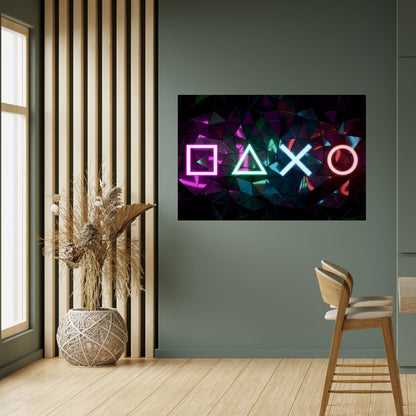 INFINITY ICON horisontell affisch med självhäftande motiv