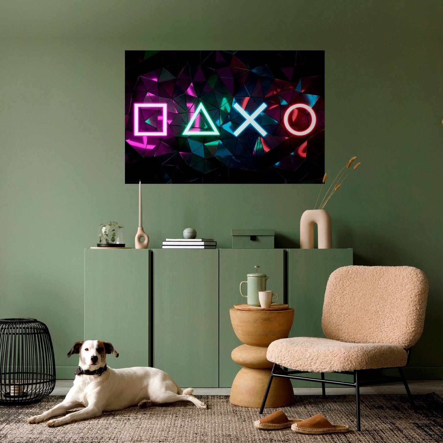 INFINITY ICON horisontell affisch med självhäftande motiv