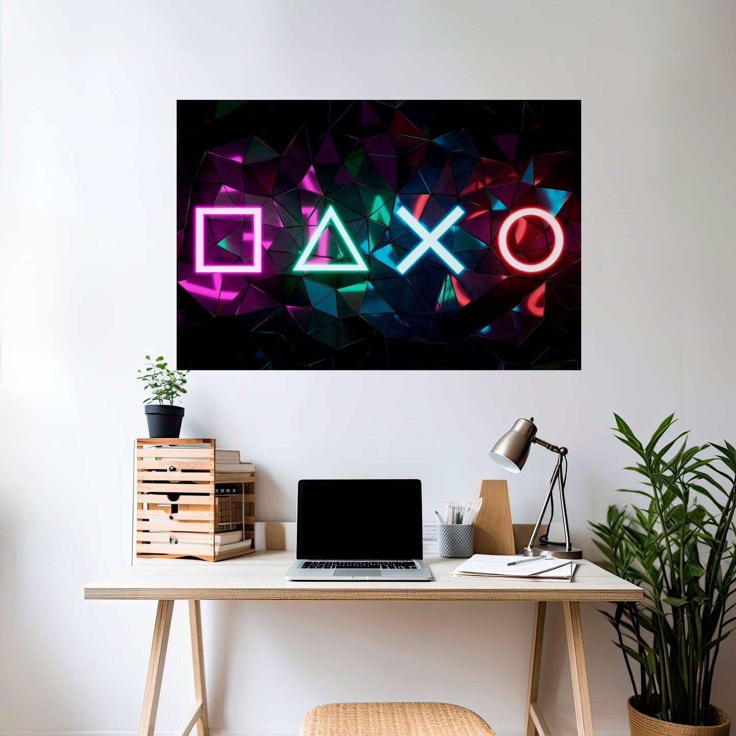 INFINITY ICON horisontell affisch med självhäftande motiv