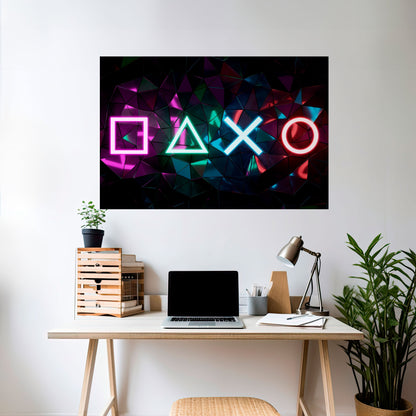 INFINITY ICON horisontell affisch med självhäftande motiv