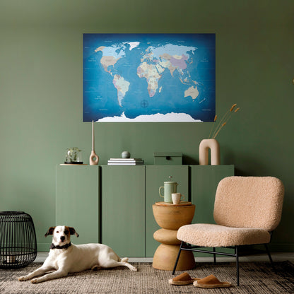 INSPIRATIONSKARTOR Horisontell poster med självhäftande papper