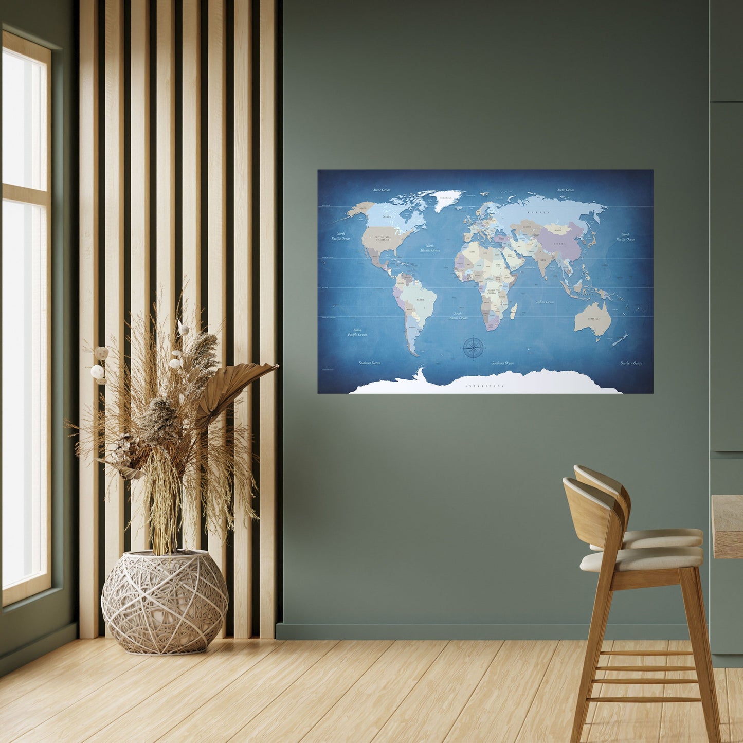 INSPIRATIONSKARTOR Horisontell poster med självhäftande papper