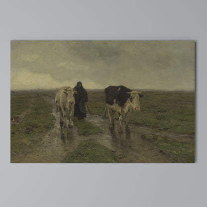 RAINY REFLECTIONS Horizontal Canvas Print