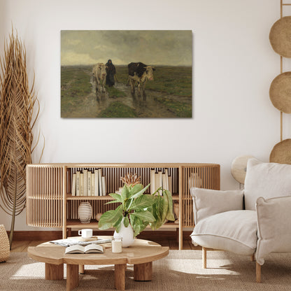 RAINY REFLECTIONS Horizontal Canvas Print