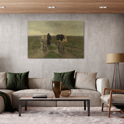 RAINY REFLECTIONS Horizontal Canvas Print
