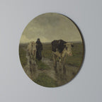 RAINY REFLECTIONS Round Wall Art