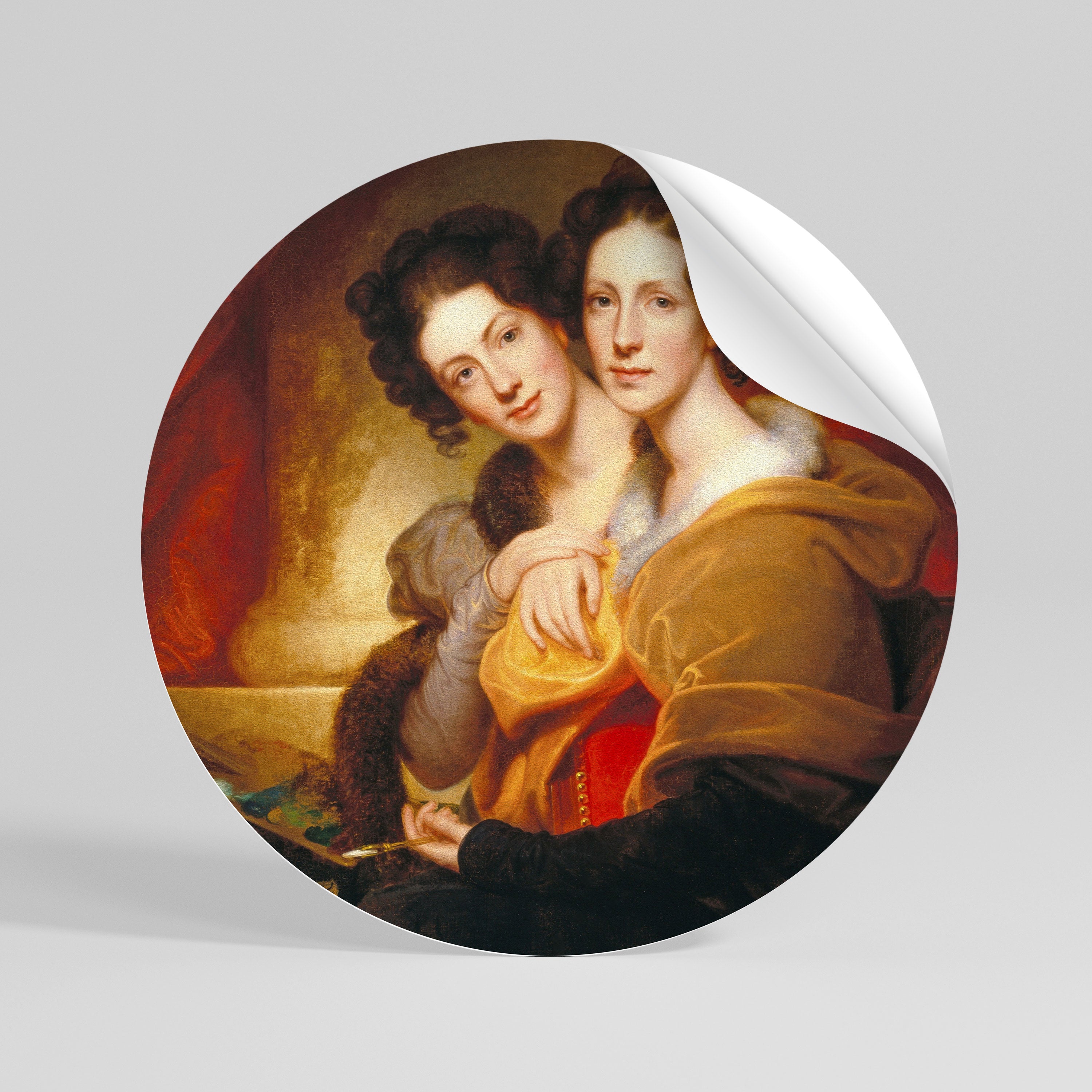 SYMMETRY OF SOULS Rund väggdekal