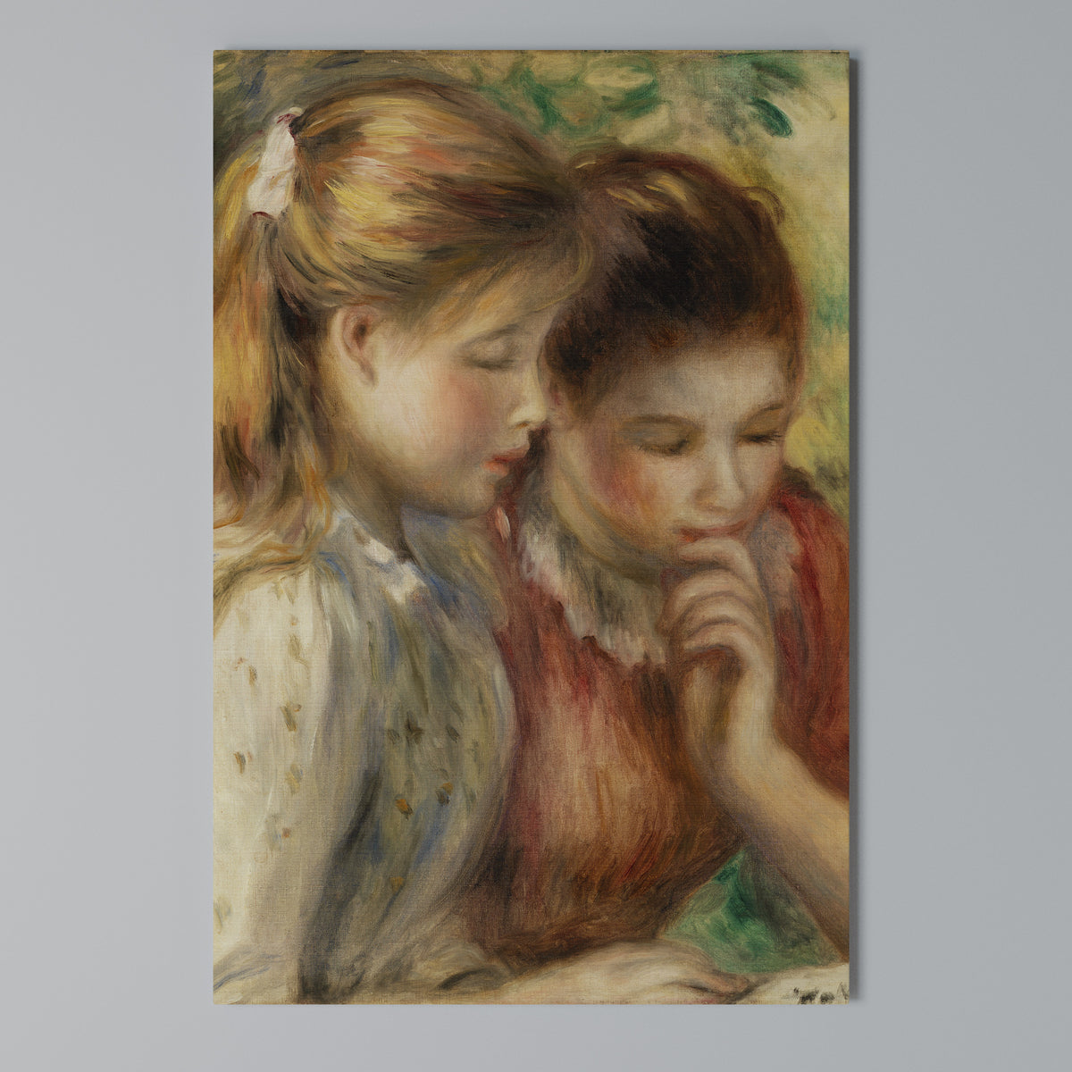 WHISPERS OF FRIENDSHIP Vertical Canvas Print
