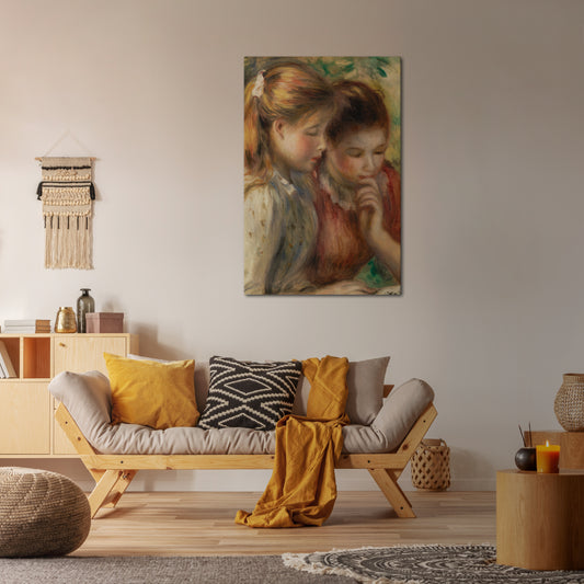 WHISPERS OF FRIENDSHIP Vertical Canvas Print