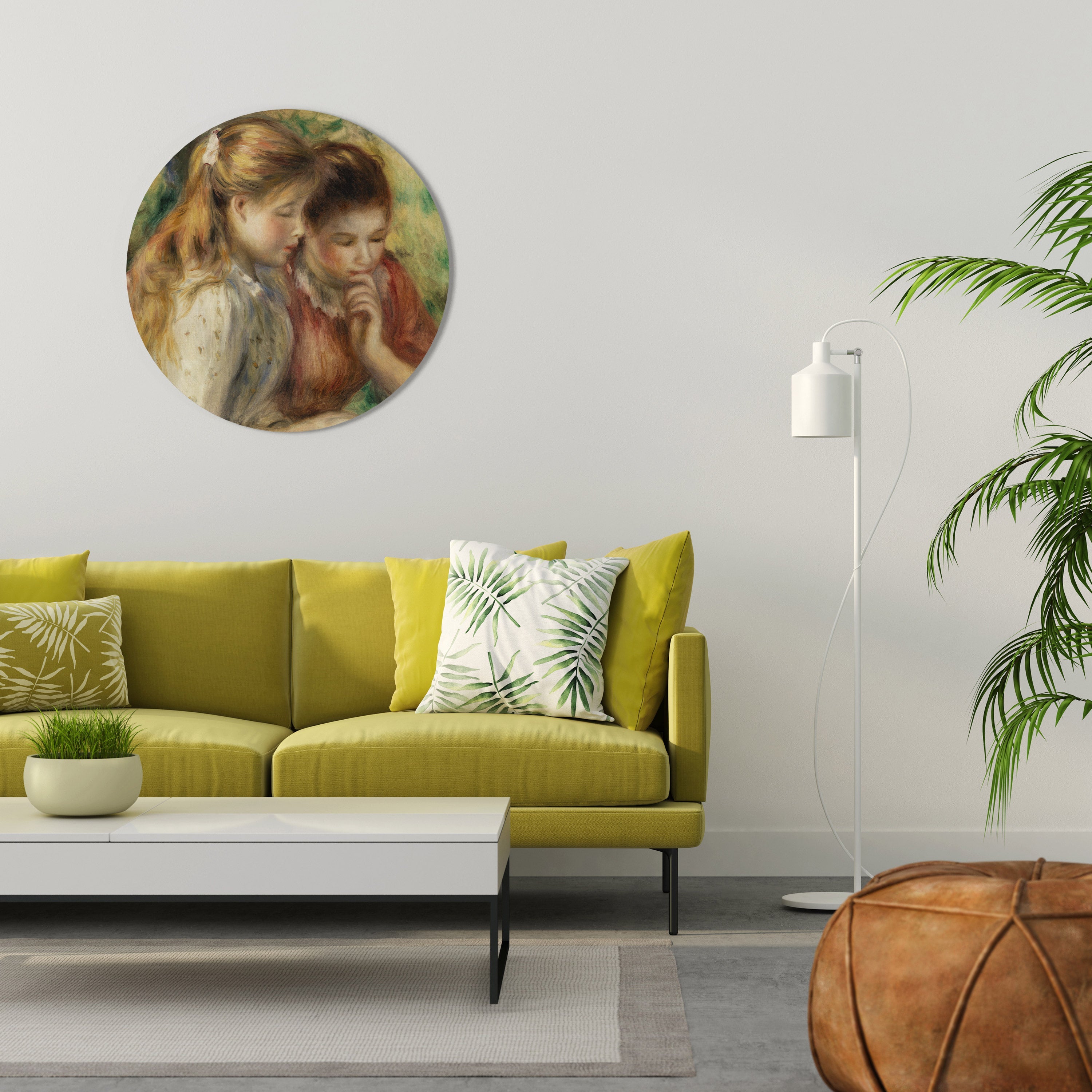 VISKNINGAR OM VÄNSKAP Rund Väggdekoration