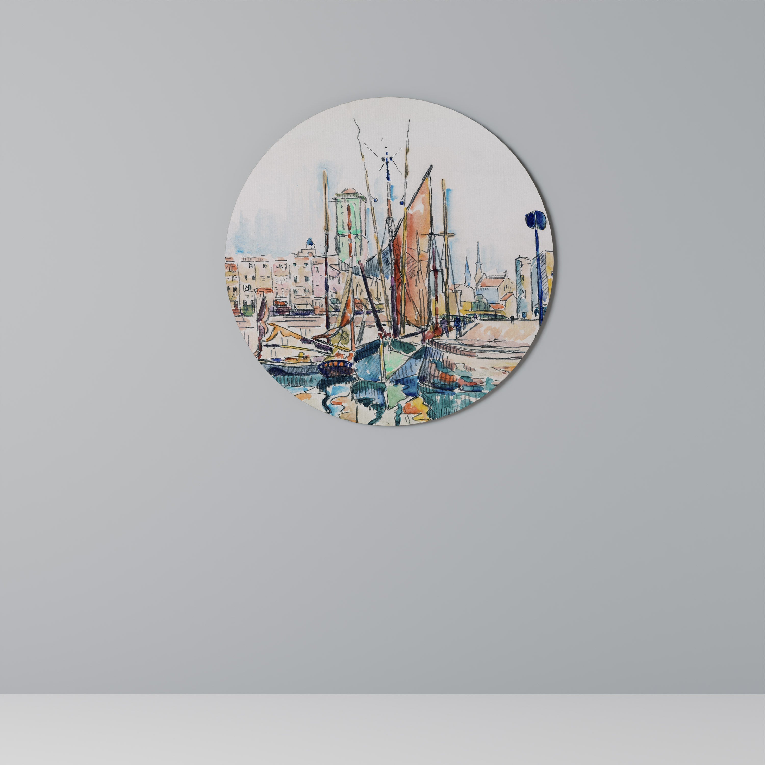 LA ROCHELLE Rund Väggkonst