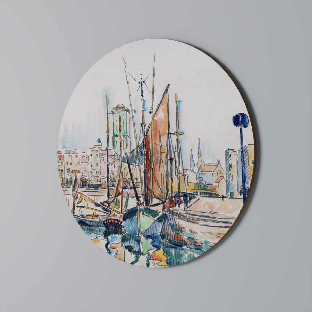 LA ROCHELLE Rund Väggkonst