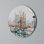 LA ROCHELLE Round Wall Art