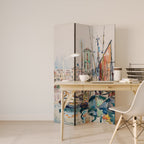 LA ROCHELLE 3-Panel Room Divider