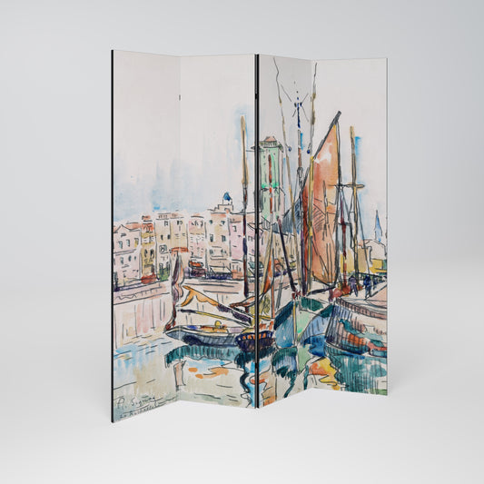 LA ROCHELLE Dekorativ rumsavdelare med 4 paneler