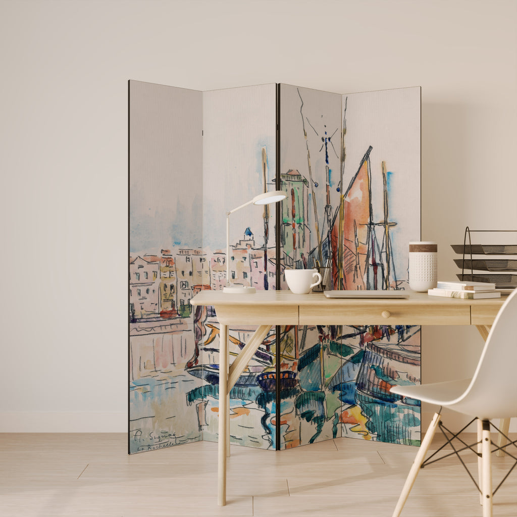 LA ROCHELLE 4-Panel Room Divider