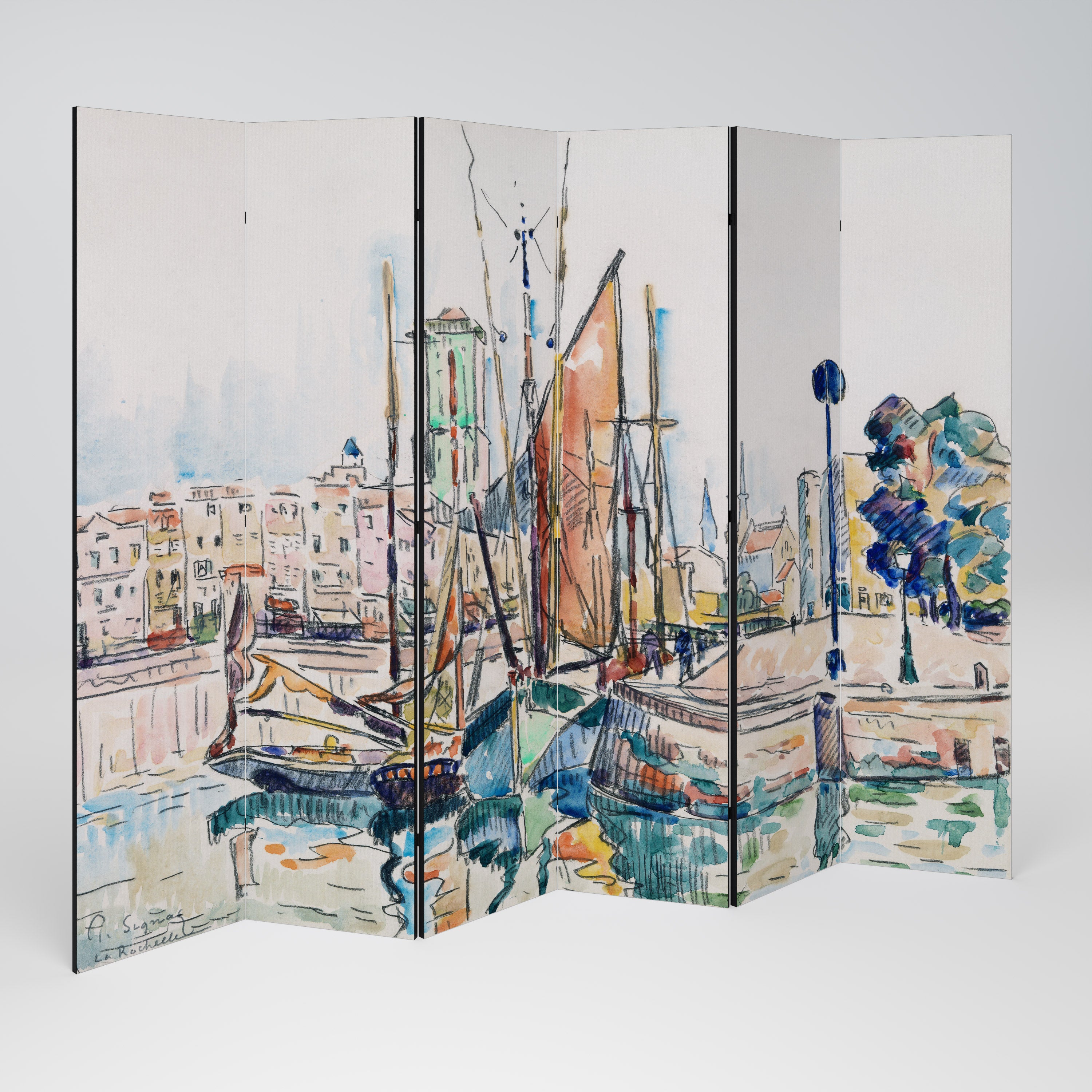 LA ROCHELLE 6-Panel Room Divider